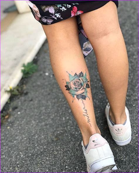 tatuajes para mujer en las piernas|Tatuajes para la pierna mujer